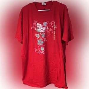 Red Graphic Women's Shirt